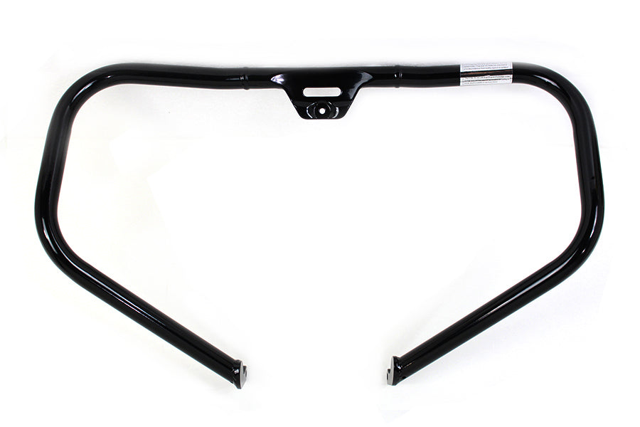 Wyatt Gatling 14-036BK Black Front Engine Guard for Harley Davidson FLST & FXST Models