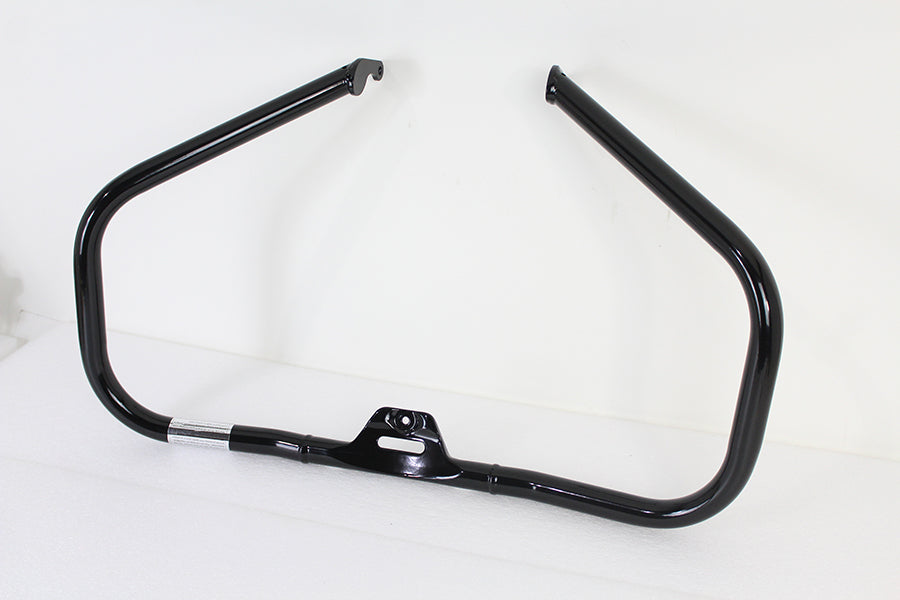 Wyatt Gatling 14-036BK Black Front Engine Guard for Harley Davidson FLST & FXST Models