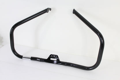 Wyatt Gatling 14-036BK Black Front Engine Guard for Harley Davidson FLST & FXST Models