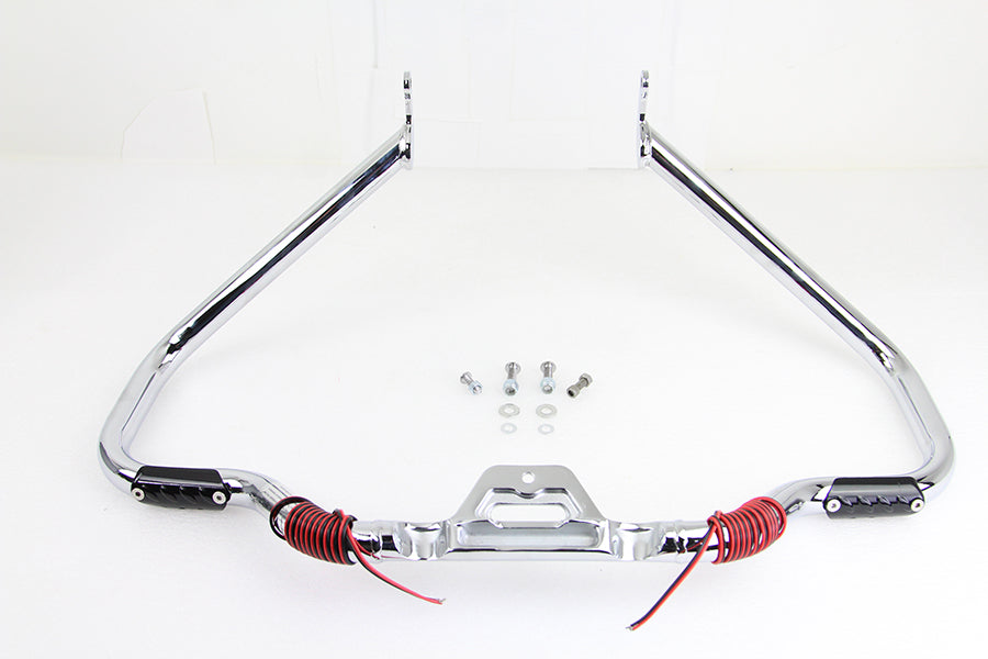 V-Twin Chrome Front Turn Signal Highway Bar for Harley Davidson FLST & FXST Models (Part #21052)