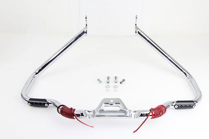 V-Twin Chrome Front Turn Signal Highway Bar for Harley Davidson FLST & FXST Models (Part #21052)
