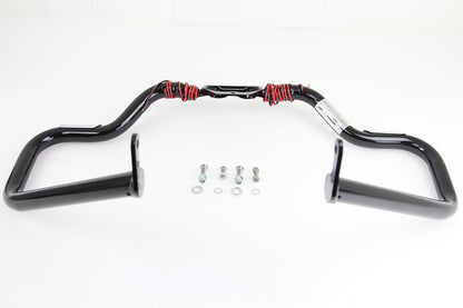 V-Twin Black Front Turn Signal Highway Bar for Harley Davidson FLST & FXST