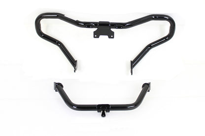 Wyatt Gatling 51-1071 Black Chopped Front Engine Guard for Harley Davidson FLTR (2014-2023)