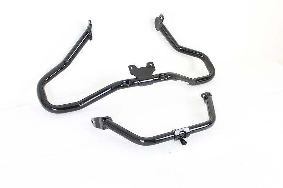 Wyatt Gatling 51-1071 Black Chopped Front Engine Guard for Harley Davidson FLTR (2014-2023)