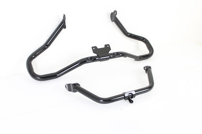 Wyatt Gatling 51-1071 Black Chopped Front Engine Guard for Harley Davidson FLTR (2014-2023)