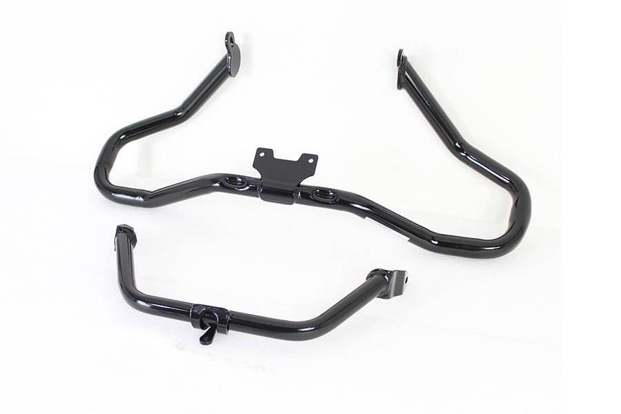 Wyatt Gatling 51-1071 Black Chopped Front Engine Guard for Harley Davidson FLTR (2014-2023)