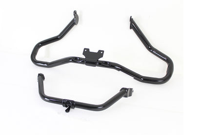 Wyatt Gatling 51-1071 Black Chopped Front Engine Guard for Harley Davidson FLTR (2014-2023)