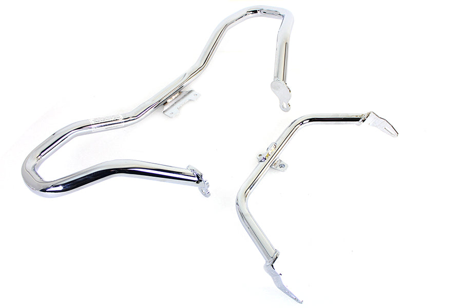 V-Twin Chrome Chopped Front Engine Guard for Harley Davidson FLTR Models