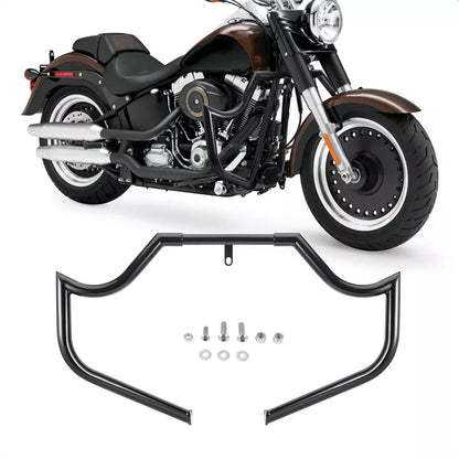 V-Twin M8 Engine Guard Black for Harley Davidson Fat Boy and Breakout Models