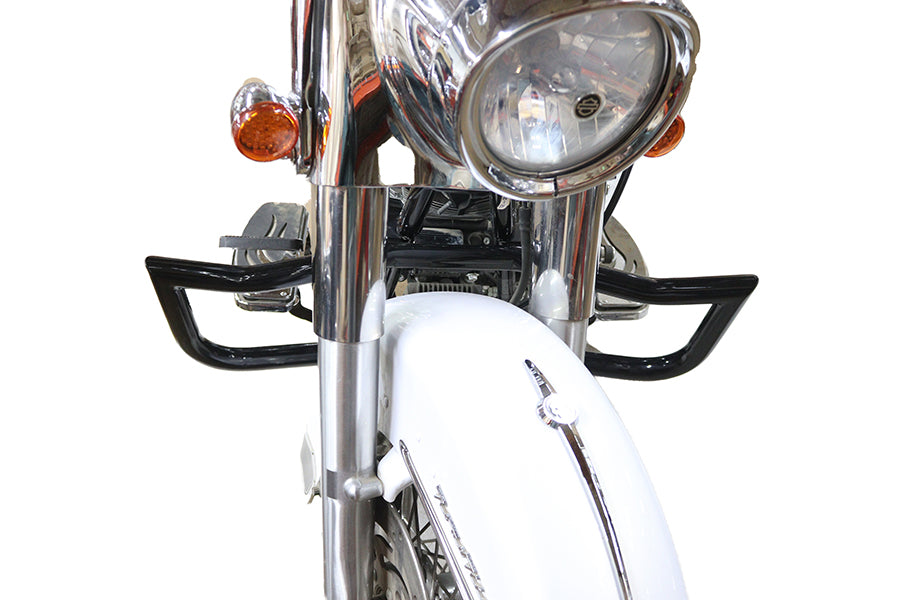 V-Twin Nerf Engine Bar Black for Harley Davidson FLT Models (Part #3804B)