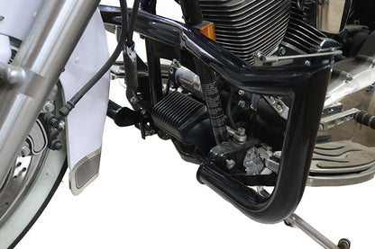 V-Twin Nerf Engine Bar Black for Harley Davidson FLT Models (Part #3804B)