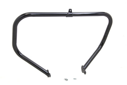V-Twin Gloss Black Front Engine Guard for Harley Davidson FLT Models