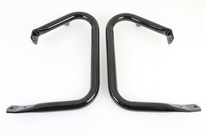 V-Twin Black Rear Buffalo Engine Bar Set for Harley Davidson FLHT Models