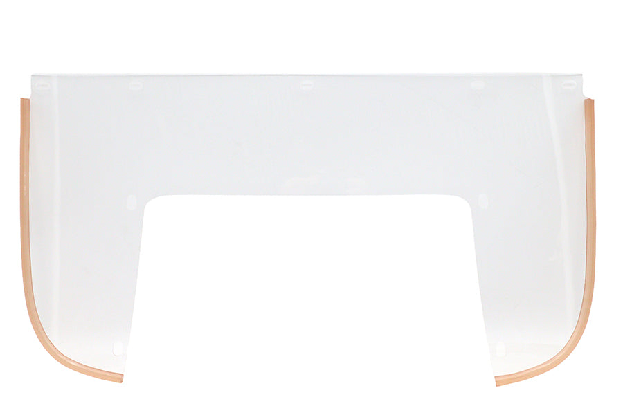 V-Twin Beaded Lower Windshield Clear for Harley Davidson FL Models
