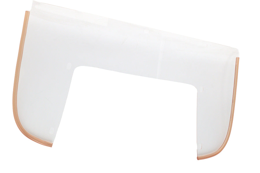 V-Twin Beaded Lower Windshield Clear for Harley Davidson FL Models