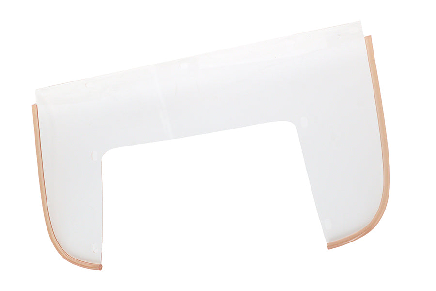 V-Twin Beaded Lower Windshield Clear for Harley Davidson FL Models