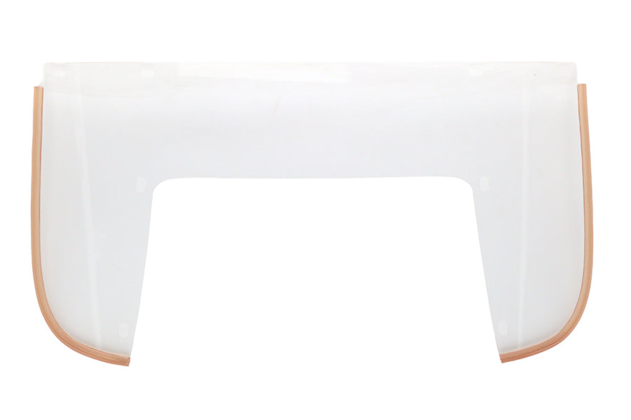 V-Twin Beaded Lower Windshield Clear for Harley Davidson FL Models