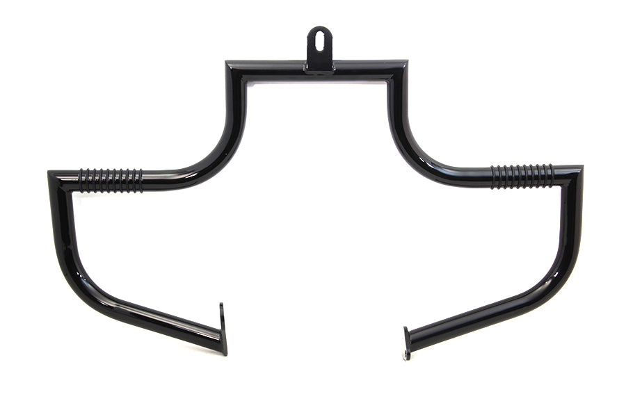 V-Twin Black Front Engine Bar for Harley Davidson FLSTC (1986-1995)