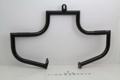 V-Twin Black Front Engine Bar for Harley Davidson FLSTC (1986-1995)