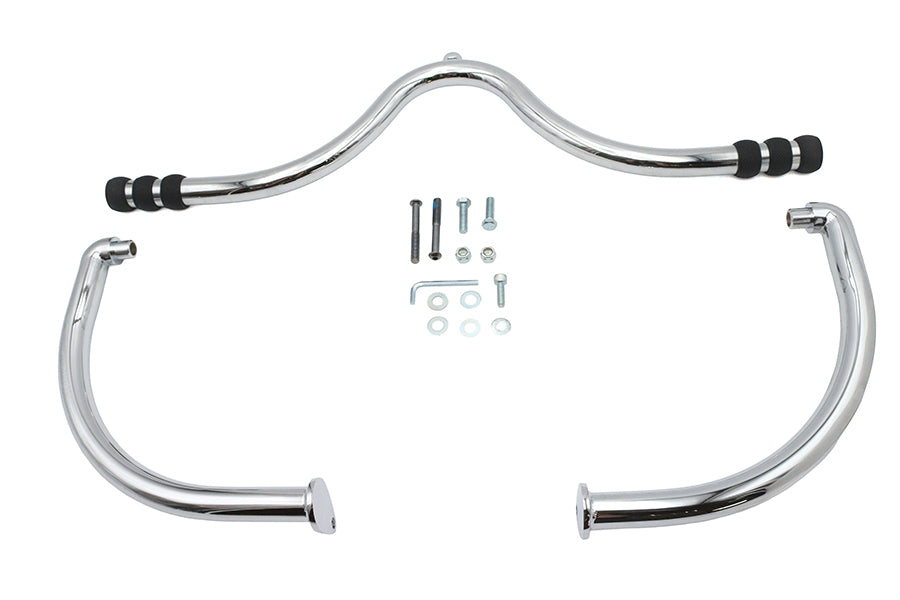 Wyatt Gatling Nerf Front Engine Bar Chrome for Harley Davidson FLHX (1999-2008)