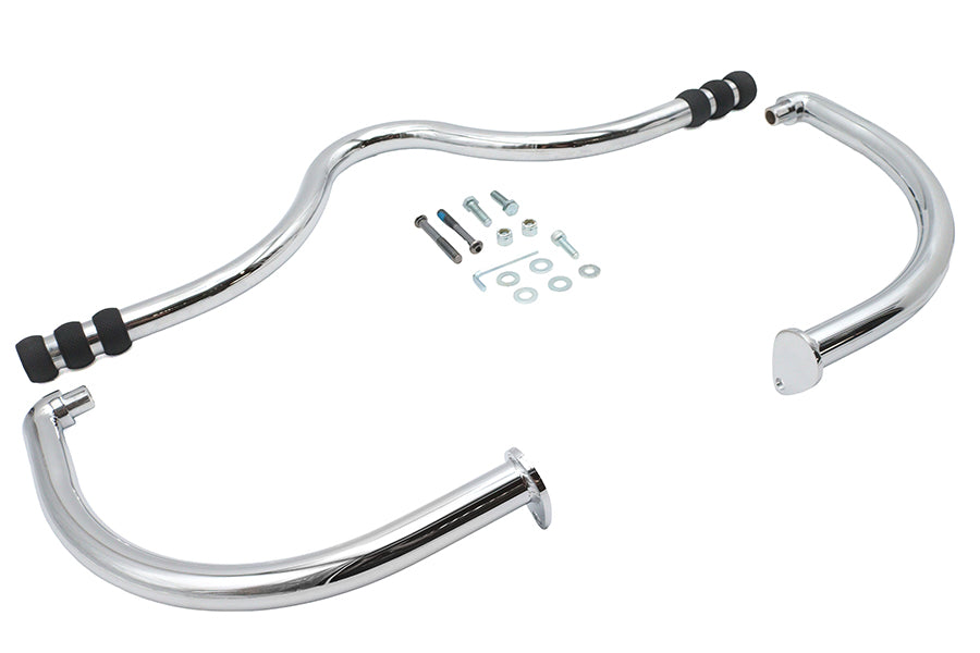 Wyatt Gatling Nerf Front Engine Bar Chrome for Harley Davidson FLHX (1999-2008)