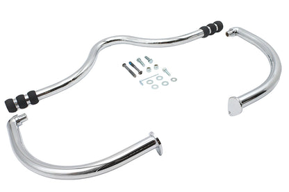 Wyatt Gatling Nerf Front Engine Bar Chrome for Harley Davidson FLHX (1999-2008)