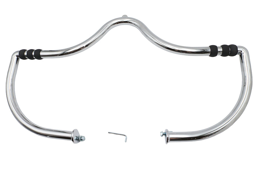 Wyatt Gatling Nerf Front Engine Bar Chrome for Harley Davidson FLHX (1999-2008)