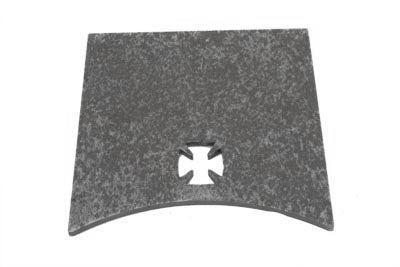 V-Twin B-7381 Frame Insert with Maltese Design - Raw Finish, 7-inch Square Profile