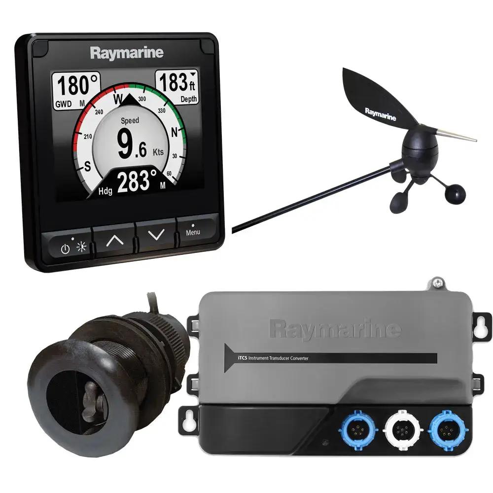 Raymarine i70s System Pack with Wind, Depth, and Speed Sensors by Raymarine