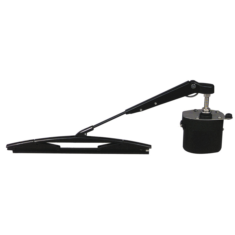 Schmitt Marine Standard Wiper Motor Kit with 1.5-inch Shaft, 14-inch Arm and Blade - 12V