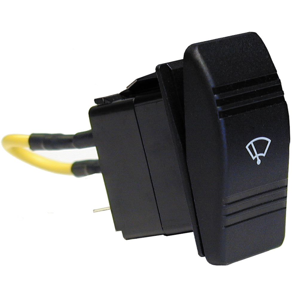 Schmitt Marine 40400 3-Position Rocker Wiper Switch for Marine and RV Applications