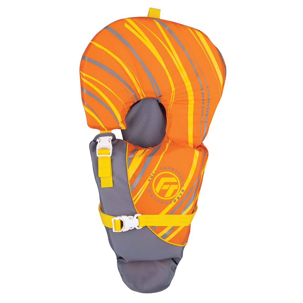 Full Throttle Baby-Safe Vest Infant to 30 lbs Orange and Grey, Part Number 104000-200-000-14
