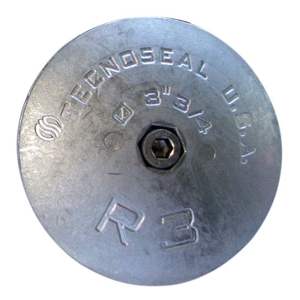 Tecnoseal R3 Zinc Rudder Anode - 3-3/4 inch Diameter for Marine Protection