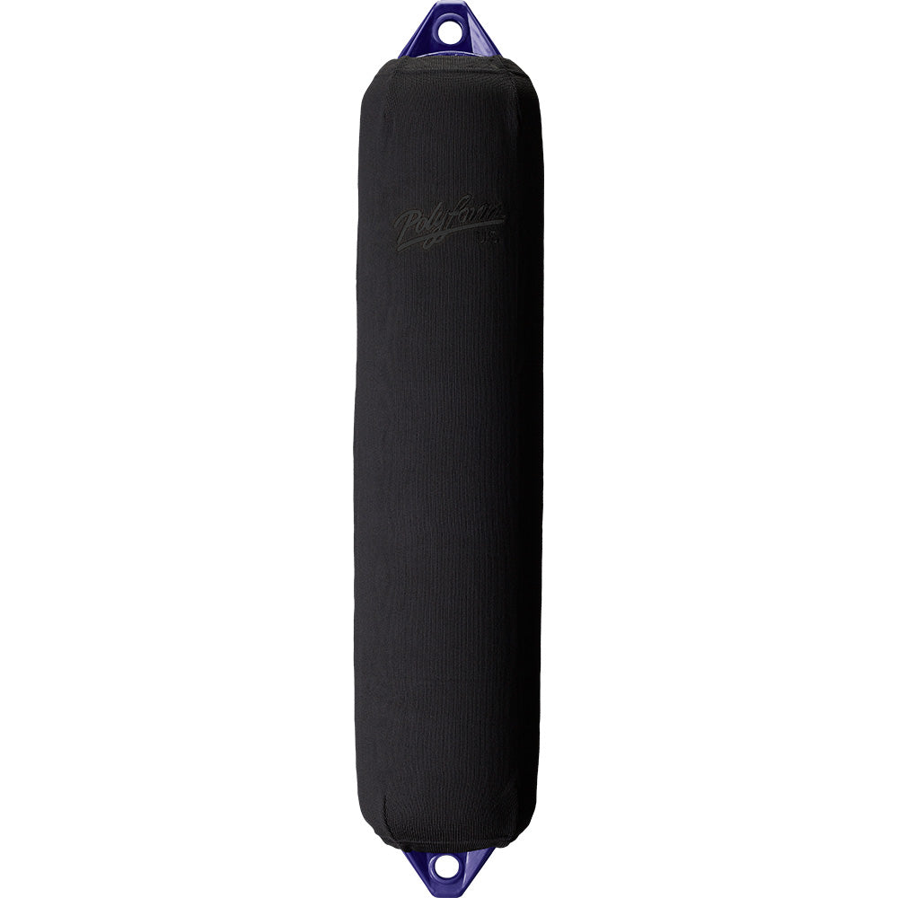 Polyform U.S. F-4 Fender Cover in Black - Durable Weather-Resistant Marine Fender Cover