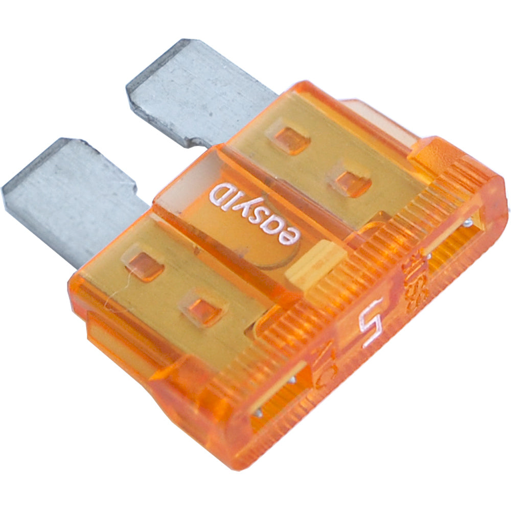 Blue Sea Systems easyID 5 Amp ATC Fuse - Illuminated Blade Replacement for Automotive and Marine Applications