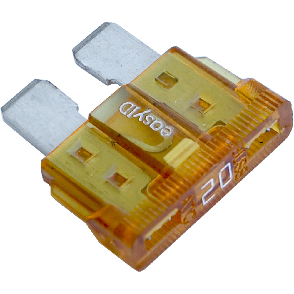 Blue Sea Systems 5296 easyID 20 Amp Illuminated ATC Blade Fuse for Automotive and Marine Applications