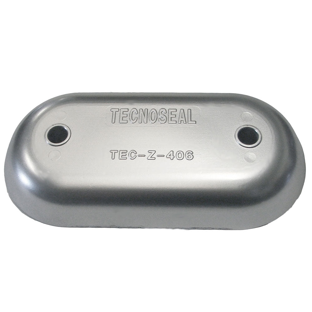 Tecnoseal Z406 Hull Plate Anode - Zinc for Marine Hull Protection