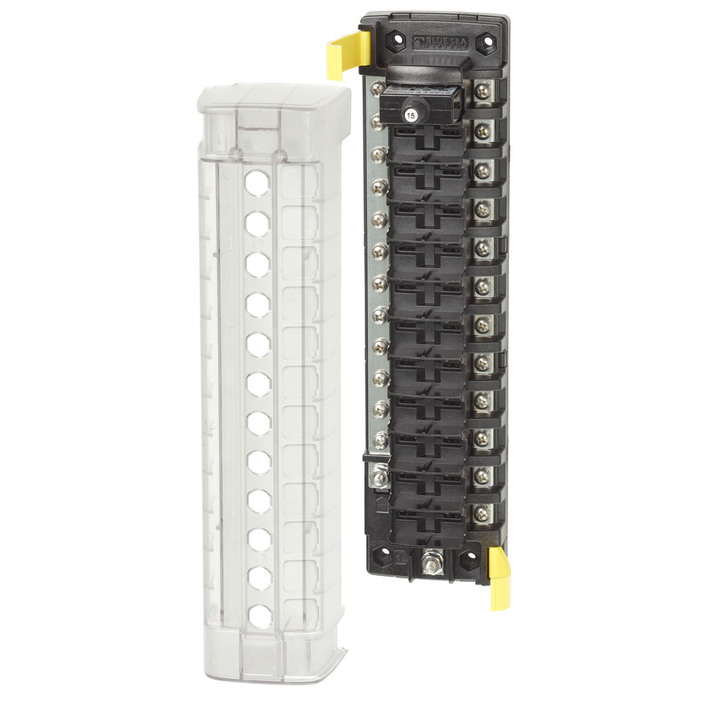 Blue Sea Systems 5054 ST CLB Circuit Breaker Block - 12 Position with Negative Bus