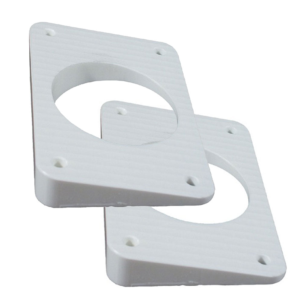 TACO Marine Wedge Plate WP-150WHA-1 for Grand Slam Outriggers, White