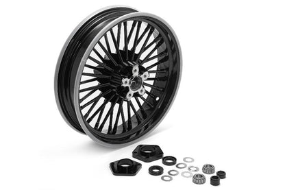 V-Twin 16 Inch x 3.5 Inch Duro 36 Fat Spoke Wheel for Harley Davidson FLST 1986-1995 with Timken Bearings