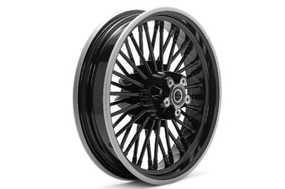 V-Twin HD-RW-C362-BLA Rear 16 Inch x 3.5 Inch Duro 36 Fat Spoke Matte Black Wheel for Harley Davidson