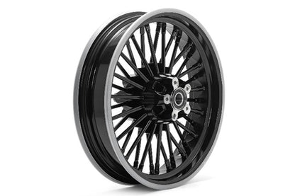 V-Twin HD-RW-C362-BLA Rear 16 Inch x 3.5 Inch Duro 36 Fat Spoke Matte Black Wheel for Harley Davidson