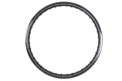 V-Twin 21 Inch x 1.85 Inch Rolled Edge Rim Black - Front Fitment, Part 11211B