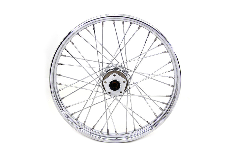 V-Twin 21 Inch x 2.15 Inch Front Spoke Wheel for Harley Davidson FLT Models