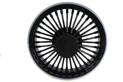 V-Twin Front 16 Inch x 3.5 Inch Duro 36 Fat Spoke Matte Black Wheel for Harley Davidson FLT