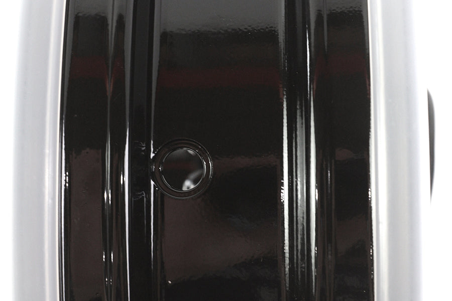 V-Twin Front 16 Inch x 3.5 Inch Duro 36 Fat Spoke Matte Black Wheel for Harley Davidson FLT