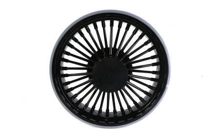 V-Twin Front 16 Inch x 3.5 Inch Duro 36 Fat Spoke Matte Black Wheel for Harley Davidson FLT Models