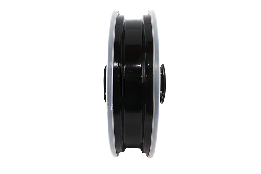 V-Twin Front 16 Inch x 3.5 Inch Duro 36 Fat Spoke Matte Black Wheel for Harley Davidson FLT Models