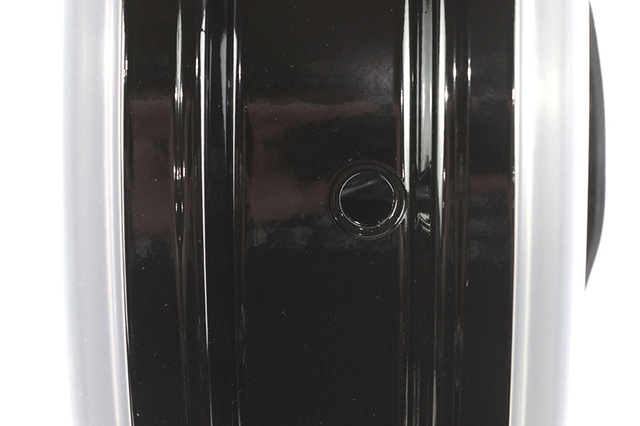 V-Twin Front 16 Inch x 3.5 Inch Duro 36 Fat Spoke Matte Black Wheel for Harley Davidson FLT Models