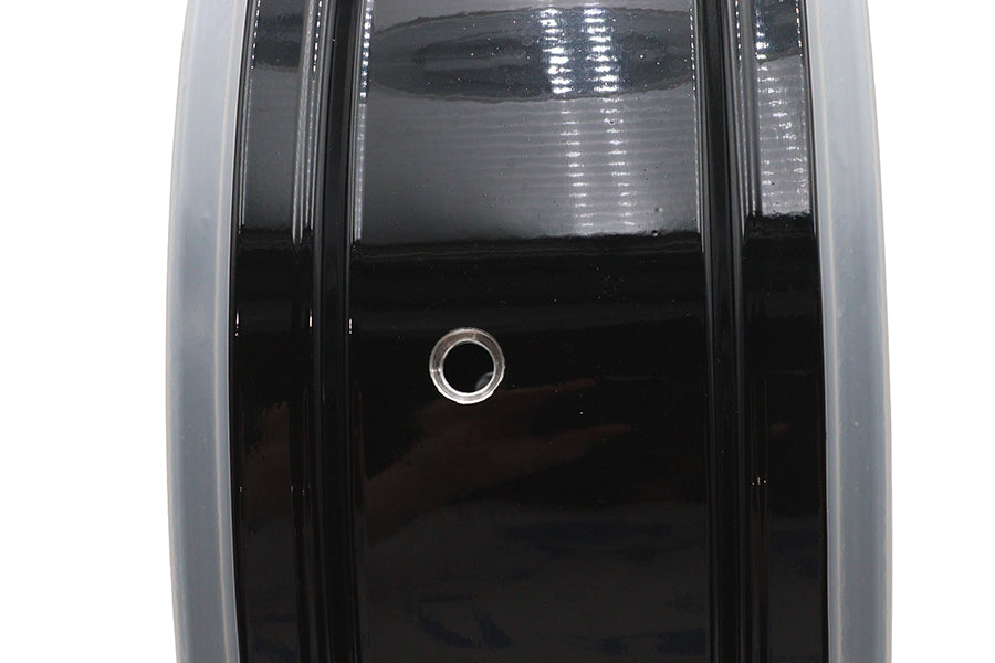 Duro 36 Fat Spoke Rear Wheel for Harley Davidson FLHT - 16 Inch x 5.5 Inch Gloss Black Part Number HD-RW-C365-BLA